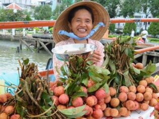 Cai Rang Floating Market Mekong Delta