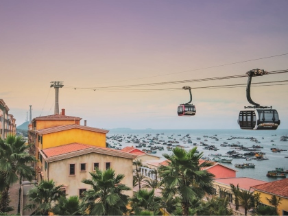 Hon Thom Cable Car - One of the longest cable car system in Vietnam