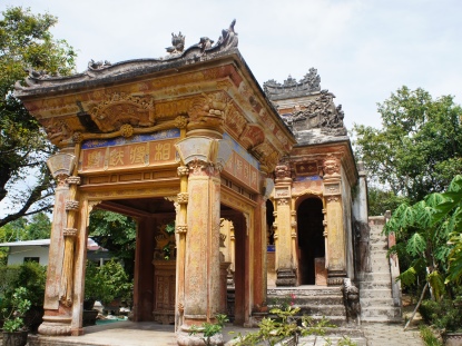 Ancient architectural work in Kim Long Village