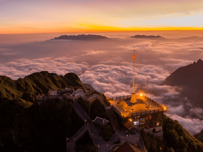 Fansipan is known as roof of Indochina
