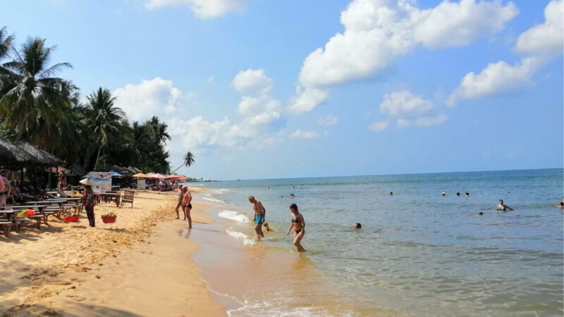 Familie venlig strand på Phu Quoc