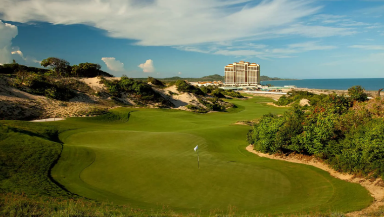 The Bluff golfbanen i Ho Tram i syd-Vietnam