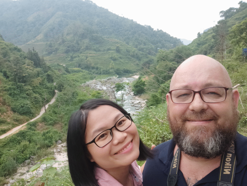 Thomas og Chien på tur i Nord Vietnams bjerge