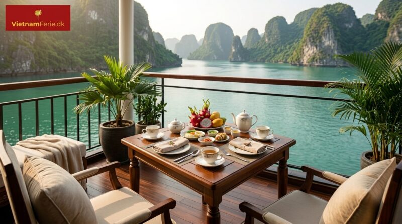 Ha Long bay udsigt fra Luksus Cruise