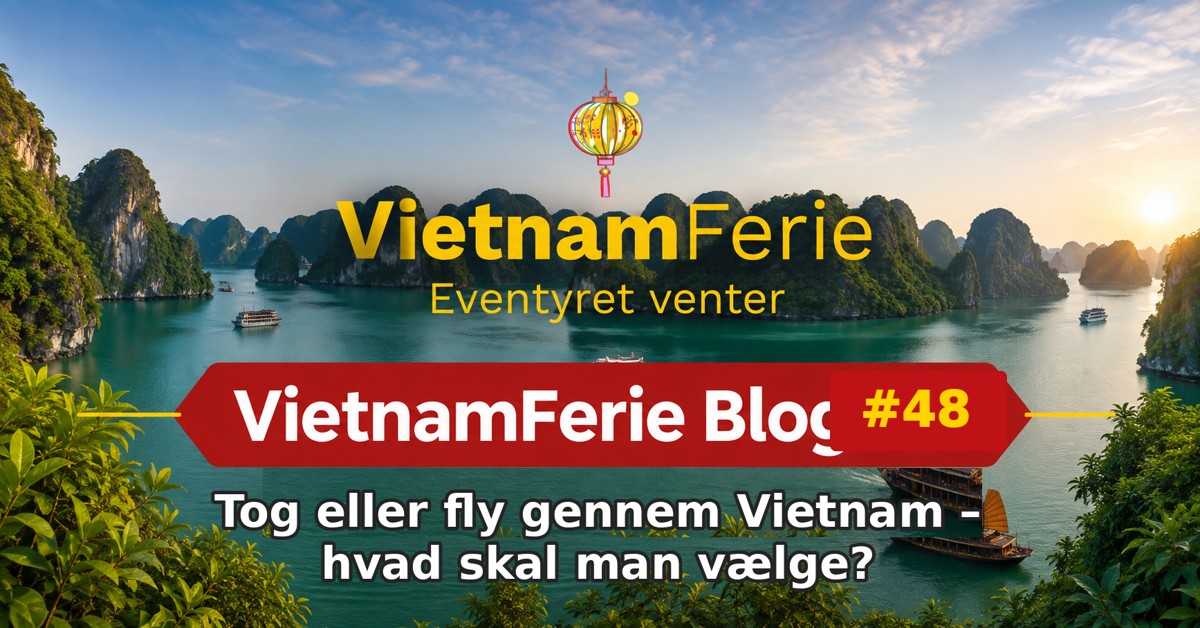 VietnamFerie Blog #48 – Tog eller fly gennem Vietnam – hvad skal man vælge?