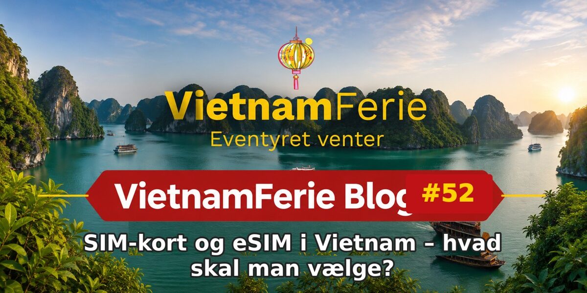 VietnamFerie Blog #52 – SIM-kort og eSIM i Vietnam – hvad skal man vælge?